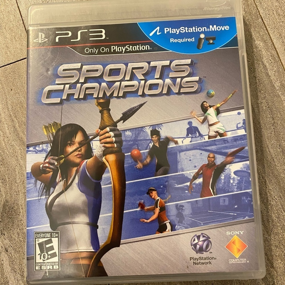 PlayStation 3 Sports Champions Multiple Games Golf Tennis Vollyball PS3 & Manual